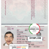 editable template, Moldova passport template in PSD format, fully editable (2014 - present)