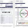 editable template, United Kingdom Natwest bank statement template in Excel and PDF format (2 pages)