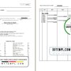 editable template, Philippines The United Coconut Planters Bank (UCPB) passbook template in .xls and .pdf file format