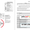 editable template, Spain Santander credit card statement template, Excel and PDF format (.xls and .pdf), 2 pages