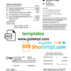 editable template, USA Arizona APS electricity proof of address utility bill template in Word and PDF format