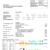 editable template, Korea Eximbank template in Word and PDF format, good for address prove