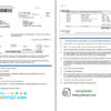 editable template, USA Empire District Electric Company utility bill template in Word and PDF format (2 pages)