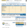 editable template, USA City of Titusville Florida utility bill template in Word and PDF format (.doc and .pdf)