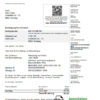 editable template, Germany VATTENFALL utility bill template in Word and PDF format (in German language)