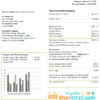 editable template, Iceland Arctic Green Energy Corporation electricity utility bill template in Word and PDF