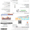 editable template, Israel Electric Corporation electricity utility bill template in Word and PDF format (.doc and .pdf)
