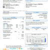 editable template, Kazakhstan Astana Su Arnasy utility bill template in Word and PDF format (.doc and .pdf)