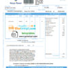 editable template, Kenya Power utility bill template in Word and PDF format