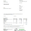 editable template, Netherlands NUON gas utility bill template in Word and PDF format in Dutch language