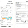 editable template, Singapore SP Group utility bill template in Word and PDF format (2 pages)
