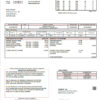 editable template, Switzerland Repower AG utility bill template, fully editable in Word and PDF format