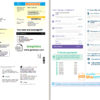 editable template, United Kingdom Yorkshire water utility bill template in Word and PDF format (2 pages)