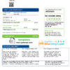 editable template, United Kingdom SSE Energy utility bill template in Word and PDF format, version 3