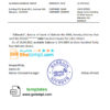 editable template, Bahrain Al Baraka bank account reference letter template in Word and PDF format