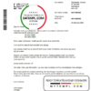 editable template, United Kingdom The Pension Service bank proof of address statement template in Word and PDF format