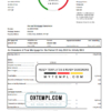 editable template, United Kingdom NatWest bank statement template in .xls and .pdf file format