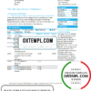 editable template, United Kingdom Barclays bank account statement template in Excel and PDF format, version 1