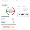 editable template, Philippines National Bank (PNB) proof of address bank statement template in Word and PDF format