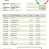 editable template, Liberia Central Bank of Liberia bank statement template in Word and PDF format
