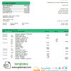 editable template, USA San Francisco CHIME bank statement template in Word and PDF format
