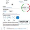 editable template, United Kingdom Standard Life proof of address pension statement in Word and PDF (.doc and .pdf) format
