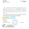 editable template, Belize Commerzbank bank reference letter template in Word and PDF format