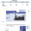 editable template, USA Iowa City of Des Moines water utility bill template in Word and PDF format