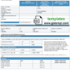 editable template, Barbados National Petroleum Corporation of Barbados gas utility bill template in Word and PDF format