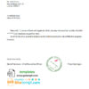 editable template, Angola Banco BIC bank reference letter template in Word and PDF format