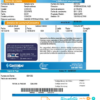 editable template, Chile GasValpo utility bill template, fully editable in Word and PDF format