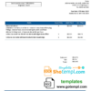 editable template, Costa Rica Costa Rican Institute of Electricity utility bill template in Word and PDF format