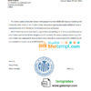 editable template, China Citic Bank account reference letter template in Word and PDF format