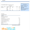 editable template, Egypt Egyptian Electricity utility bill template in Word and PDF format
