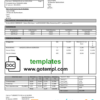 editable template, France Energies & Services Régie Municipal d' Electricité Sarre-Union electricity utility bill template in Word and PDF format, fully editable