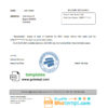 editable template, Colombia Bancolombia bank account reference letter template in Word and PDF format