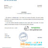 editable template, Congo Ecobank bank account reference letter template in Word and PDF format