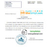 editable template, Czech Republic Československá Obchodní Banka account reference letter template in Word and PDF format