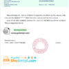 editable template, Argentina Banco Patagonia bank reference letter template in Word and PDF format