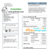 editable template, Tunisia electricity proof of address utility bill template in Word and PDF format