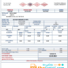 editable template, Turkey water utility bill template in Word and PDF format