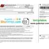editable template, Ukraine Internet utility bill template in Word and PDF (.doc and .pdf) format, fully editable