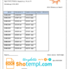 editable template, Georgia Telasi utility bill template in Word and PDF format, fully editable