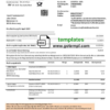 editable template, Germany TV Cabel utility bill template in Word and PDF format, fully editable