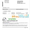 editable template, Australia ING Direct bank statement easy to fill template in Word and PDF format