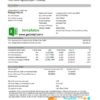 editable template, Australia Colonial First State Bank statement template in Excel and PDF format, fully editable