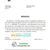 editable template, # target leverage bank universal multipurpose bank account reference template in Word and PDF format
