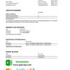 editable template, Argentina BBVA bank statement template in Excel and PDF format