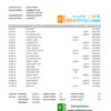 editable template, Austria Bank Austria bank statement easy to fill template in Excel and PDF format