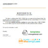 editable template, # fixed borrow bank universal multipurpose bank account reference template in Word and PDF format